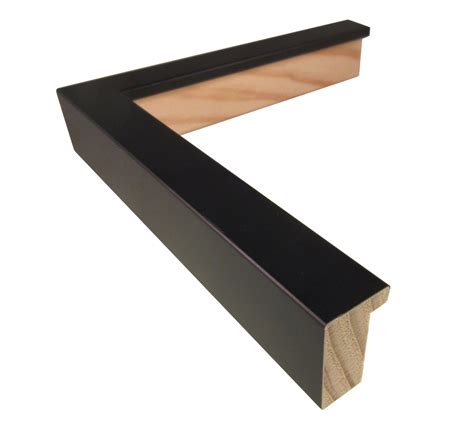 Inch Wide Black Picture Frame Moulding In Lengths Blk M