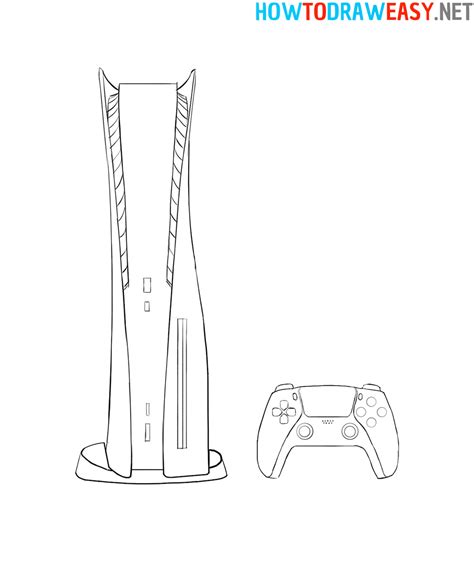 How To Draw A Playstation How To Draw Easy