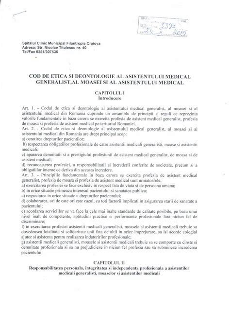 Pdf · Asistentilor Medicali Din Romania Adoptat Prin Hotararea