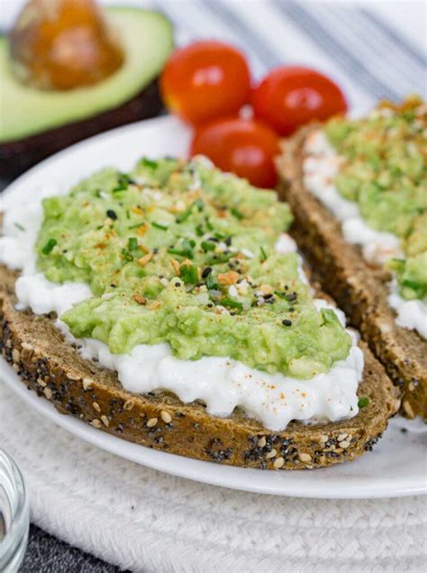 Cottage Cheese Avocado Toast Babaganosh