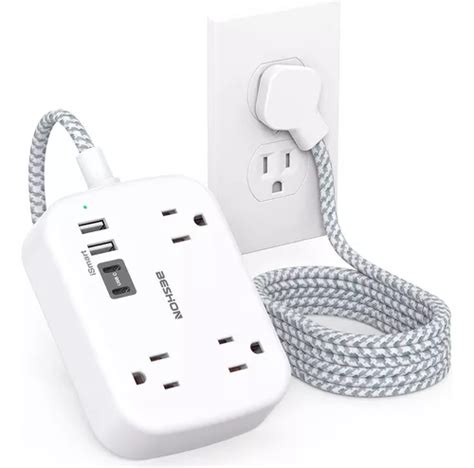 Regleta De Alimentaci N Multipuertos Tomas Puertos Usb Cuotas