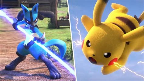 Pokken Tournament Gameplay Lucario VS Pikachu Pokemon Fighter