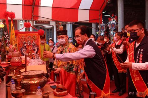 觀傳媒 中彰投新聞 影／彰化南瑤宮壬寅年笨港進香起駕前夕「謝天台」祭典