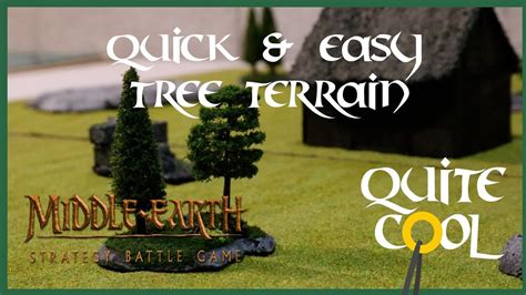 How I Made Quick Easy Tree Terrain Mesbg How To Make Warhammer