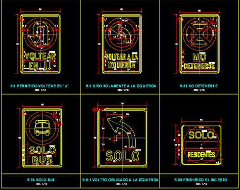 Segnali Stradali In Autocad Libreria Cad