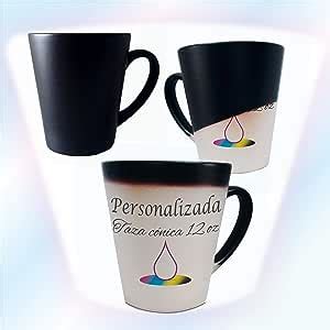 Taza Mágica Cónica 12 Oz Personalizada Amazon mx Hogar y Cocina