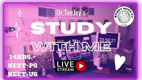 14HRS STUDY WITH ME LIVE NEET PG INI CET NEETUG UPSC EXAM