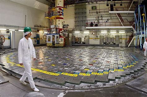 Engineers Walk Around The Edge Of The Reactor Head During Ignalia