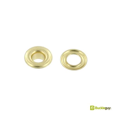 Grommet Natural Brass Solid Brass Ll 100 Sets Per Bag Multiple Si A Leatherstore