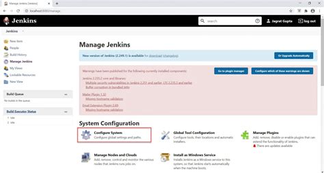 Jenkins Configuration - How to manage it and configure Global Settings?