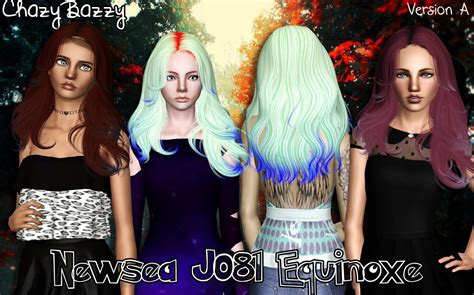 Newsea S J081 Equinoxe Hairstyle Retextured By Chazy Bazzy Sims 3 Hairs