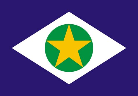 Bandeira Do Estado Brasileiro De Mato Grosso Para Colorir Pinturas Do