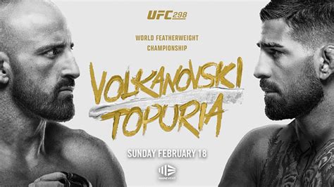 UFC 298: Alexander Volkanovski vs Ilia Topuria Live on Foxtel