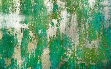 Textura Verde Pintada Oxidada Del Metal Con La Pintura Agrietada Foto