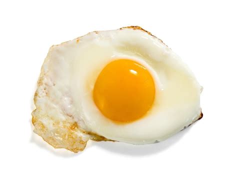 Premium Photo Fried Egg On White Background