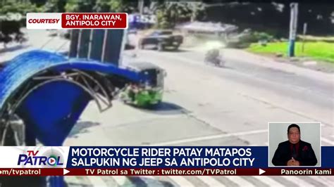 TV Patrol On Twitter Dead On The Spot Ang Isang Motorcycle Rider