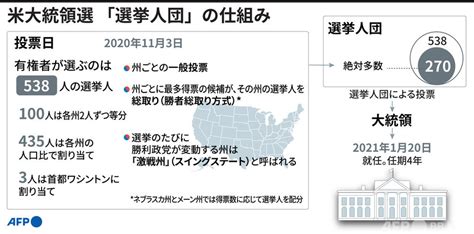 【解説】米大統領選の仕組み 「選挙人」制度とは？ 写真8枚 国際ニュース：afpbb News