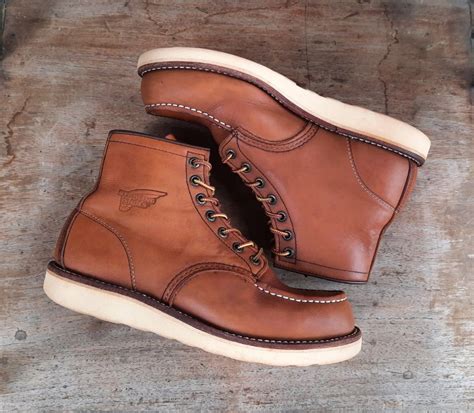 Red Wing 875 Moc Toe Redwing Mens Fashion Footwear Boots On Carousell