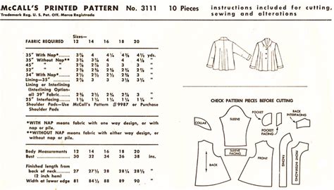 Vintage Swing Coat Sewing Pattern Shawl Collar Bust 34 Medium Etsy