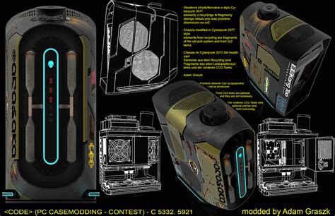 Cyberpunk Pc Case Mod On Behance