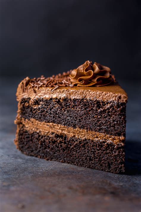 Super Decadent Chocolate Cake With Chocolate Fudge Frosting Baker By