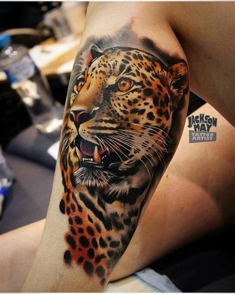 Pin By Dana Bell On Tattoo S Leopard Tattoos Jaguar Tattoo Cheetah