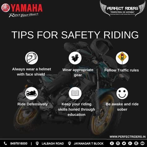 Tips To Drive Safely | Yamaha Perfect Riders | Camisas, Motos