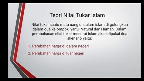 Teori Nilai Tukar Uang YouTube