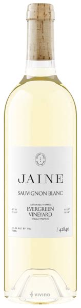 Jaine Evergreen Vineyard Sauvignon Blanc Vivino Us