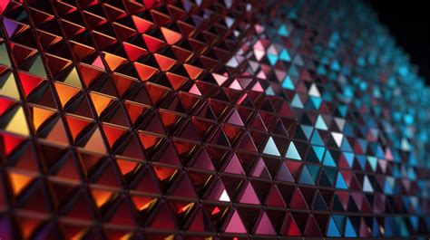 Triangle Grid Abstract Rendered In 3d Backgrounds  Free Download