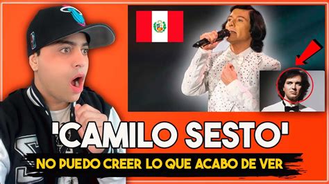 NO PUEDO CREER LO QUE ACABO DE VER Camilo Sesto DE YO SOY PERÚ