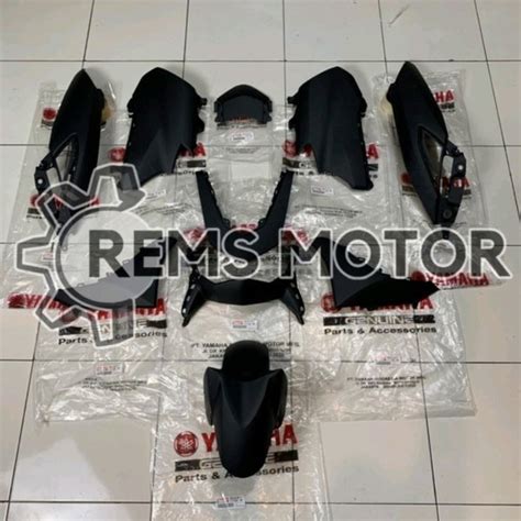 Jual COVER FULL BODY HALUS NEW NMAX 155 HITAM DOFF ORIGINAL YAMAHA Di