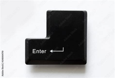 computer keyboard key. enter Stock Photo | Adobe Stock