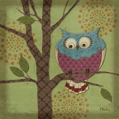 Fantasy Owls III - Art and Frame - Adelaide