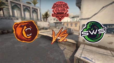 CSGO Bears ESports Vs SWS Gaming Dust 2 Mapa 2 Relegation Liga