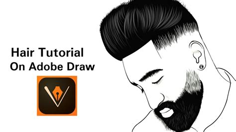 Hair Beards Tutorials Adobe Draw Youtube