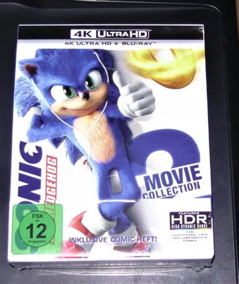 Sonic The Hedgehog Limited Steelbook K Uhd Blu Ray Blu Ray Nip