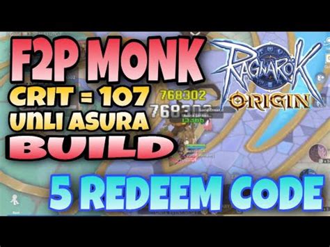 Roo Monk Champion F P Critical Unli Asura Build Redeem Code