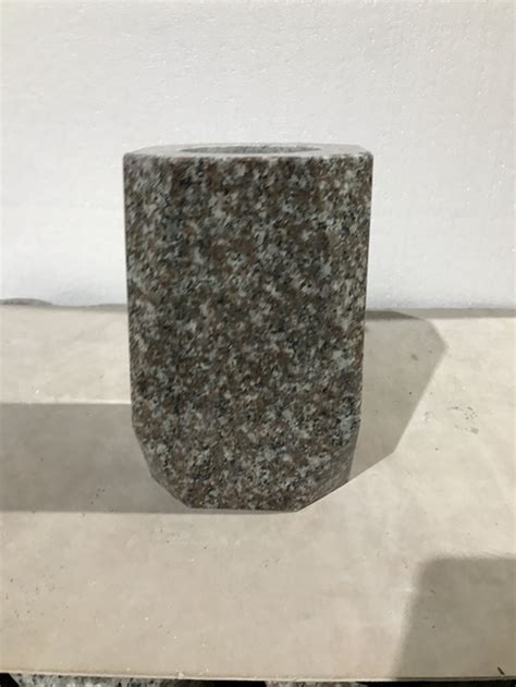 G664 Brown Color Granite Vase Tombstone Accessories China