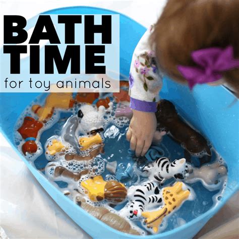 Bath Time for Toy Animals - I Can Teach My Child!