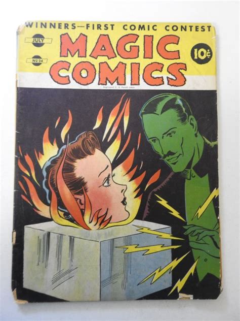 Magic Comics 24 1941 GD Condition See Desc Comic Books Golden