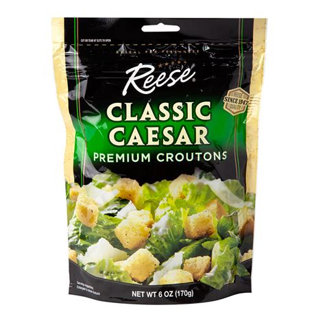 Reese Caesar Salad Croutons 6 oz Pouch | Nassau Candy