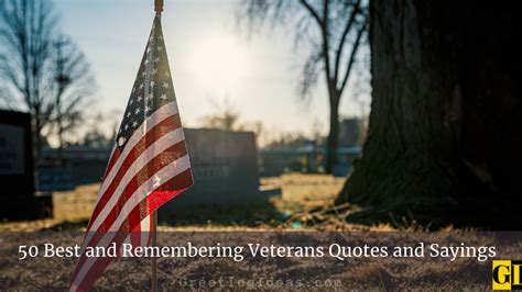 50 Best Honoring Veterans Quotes and Sayings