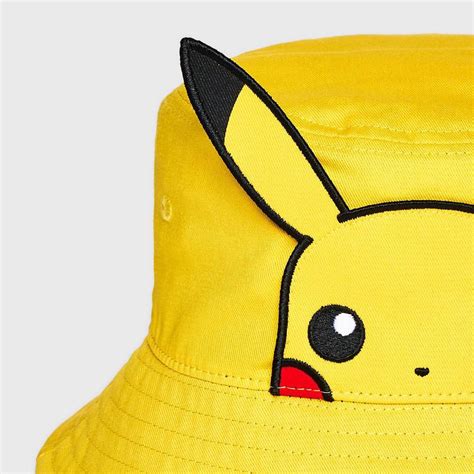 Kids Pokemon Pikachu Bucket Hat Yellow 1 Ct Shipt