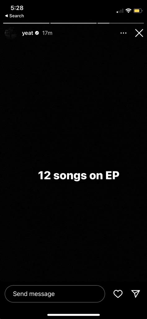 Yeats Instagram Story R Yeat