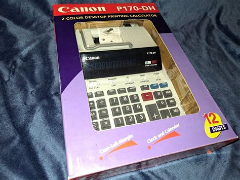 Canon P Dh Digit Color Desktop Printing Calculator P Dh New