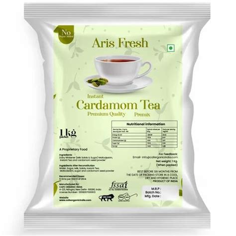 Aris Fresh Instant Cardamom Tea Premix NO ADDED SUGAR 1 Kg At Rs