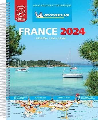 Amazon Atlas routier France 2024 Michelin Plastifié 9782067261327