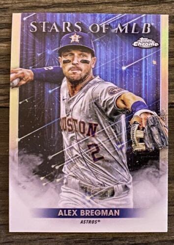 2022 Topps ALEX BREGMAN Stars Of The MLB Chrome Insert Card ASTROS EBay