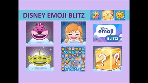 Disney Emoji Blitz Anna Alien Cheshire Cat Gold Box Emoji Power